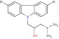 1-(3,6-dibromo-9H-carbazol-9-yl)-3-(dimethylamino)propan-2-ol