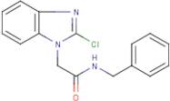 N1-benzyl-2-(2-chloro-1H-benzo[d]imidazol-1-yl)acetamide