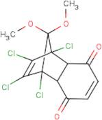 1,8,9,10-tetrachloro-11,11-dimethoxytricyclo[6.2.1.0~2,7~]undeca-4,9-diene-3,6-dione