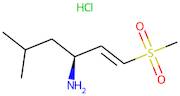 (E)-(3S)-3-Amino-5-methyl-1-(methylsulphonyl)hex-1-ene hydrochloride