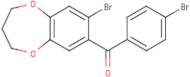 (8-bromo-3,4-dihydro-2H-1,5-benzodioxepin-7-yl)(4-bromophenyl)methanone