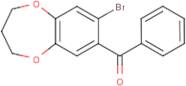 (8-bromo-3,4-dihydro-2H-1,5-benzodioxepin-7-yl)(phenyl)methanone