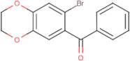 (7-bromo-2,3-dihydro-1,4-benzodioxin-6-yl)(phenyl)methanone