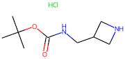 3-(Aminomethyl)azetidine hydrochloride, 3-BOC protected