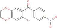 (7-bromo-2,3-dihydro-1,4-benzodioxin-6-yl)(4-nitrophenyl)methanone