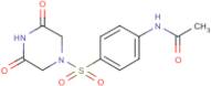 N1-{4-[(3,5-dioxopiperazino)sulphonyl]phenyl}acetamide