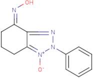 4-hydroxyimino-2-phenyl-4,5,6,7-tetrahydro-2H-1,2,3-benzotriazol-1-ium-1-olate