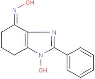 1-hydroxy-2-phenyl-4,5,6,7-tetrahydro-1H-benzo[d]imidazol-4-one oxime