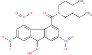 N4,N4-dibutyl-9-hydroxyimino-2,5,7-trinitro-9H-fluorene-4-carboxamide