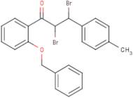 1-[2-(benzyloxy)phenyl]-2,3-dibromo-3-(4-methylphenyl)propan-1-one