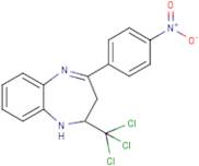 4-(4-nitrophenyl)-2-(trichloromethyl)-2,3-dihydro-1H-1,5-benzodiazepine