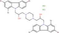 1-{4-[2-hydroxy-3-(1,3,6-tribromo-9H-carbazol-9-yl)propyl]piperazino}-3-(1,3,6-tribromo-9H-carbazo…