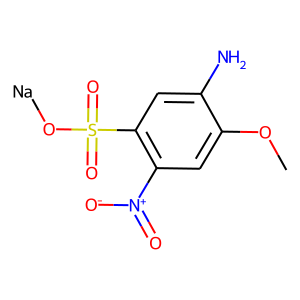 sodium 5-amino-4-methoxy-2-nitrobenzenesulphonate