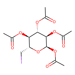 2,3,5-Tri(acetyloxy)-6-(iodomethyl)tetrahydro-2H-pyran-4-yl acetate