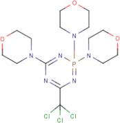 4-[2,4-dimorpholino-6-(trichloromethyl)-1,3,5,2lambda~5~-triazaphosphinin-2-yl]morpholine