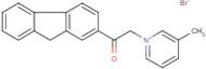 1-(9H-2-fluorenyl)-2-(3-methyl-1-pyridiniumyl)-1-ethanone bromide