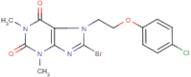 8-bromo-7-[2-(4-chlorophenoxy)ethyl]-1,3-dimethyl-2,3,6,7-tetrahydro-1H-purine-2,6-dione