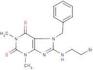 7-benzyl-8-[(2-bromoethyl)amino]-1,3-dimethyl-2,3,6,7-tetrahydro-1H-purine-2,6-dione