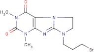 8-(3-Bromopropyl)-1,3-dimethyl-2,3,4,6,7,8-hexahydro-1H-imidazo[2,1-f]purine-2,4-dione