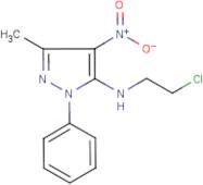 N5-(2-chloroethyl)-3-methyl-4-nitro-1-phenyl-1H-pyrazol-5-amine