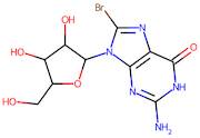 2-amino-8-bromo-9-[3,4-dihydroxy-5-(hydroxymethyl)tetrahydrofuran-2-yl]-6,9-dihydro-1H-purin-6-one