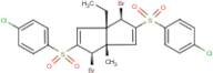 1,4-dibromo-2,5-di[(4-chlorophenyl)sulphonyl]-3a-ethyl-6a-methyl-1,3a,4,6a-tetrahydropentalene