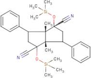 3a,6a-dimethyl-3,6-diphenyl-1,4-di[(1,1,1-trimethylsilyl)oxy]perhydropentalene-1,4-dicarbonitrile