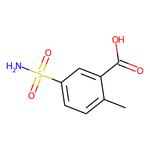 2-Methyl-5-sulphamoylbenzoic acid