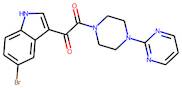 1-(5-Bromo-1H-indol-3-yl)-2-[4-(pyrimidin-2-yl)piperazin-1-yl]ethane-1,2-dione