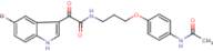 N1-{3-[4-(acetylamino)phenoxy]propyl}-2-(5-bromo-1H-indol-3-yl)-2-oxoacetamide