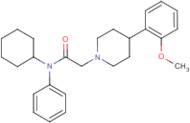 N-cyclohexyl-2-[4-(2-methoxyphenyl)piperidino]-N-phenylacetamide