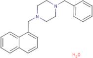 1-benzyl-4-(1-naphthylmethyl)piperazine hydrate