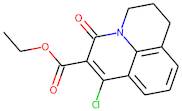 ethyl 7-chloro-5-oxo-2,3-dihydro-1H,5H-pyrido[3,2,1-ij]quinoline-6-carboxylate