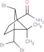 6-bromo-4-(dibromomethyl)-5,5-dimethylbicyclo[2.1.1]hexane-1-carboxamide