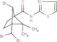 N1-(1,3-thiazol-2-yl)-6-bromo-4-(dibromomethyl)-5,5-dimethylbicyclo[2.1.1]hexane-1-carboxamide