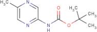 2-Amino-5-methylpyrazine, N-BOC protected