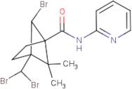 6-bromo-4-(dibromomethyl)-5,5-dimethyl-N-pyridin-2-ylbicyclo[2.1.1]hexane-1-carboxamide