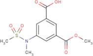 3-(Methoxycarbonyl)-5-[methyl(methylsulphonyl)amino]benzoic acid