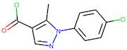 1-(4-chlorophenyl)-5-methyl-1H-pyrazole-4-carbonyl chloride