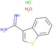 Benzo[b]thiophene-3-carboxamidine hydrochloride hydrate