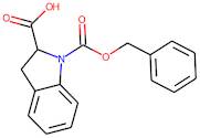 1-[(Benzyloxy)carbonyl]indoline-2-carboxylic acid