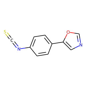 4-(1,3-oxazol-5-yl)phenyl isothiocyanate