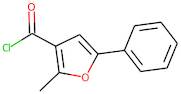 2-Methyl-5-phenylfuran-3-carbonyl chloride