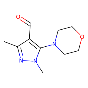 1,3-dimethyl-5-morpholino-1H-pyrazole-4-carboxaldehyde