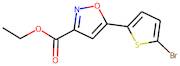 ethyl 5-(5-bromo-2-thienyl)-3-isoxazolecarboxylate