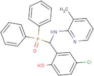 4-chloro-2-{(diphenylphosphoryl)[(3-methyl-2-pyridyl)amino]methyl}phenol