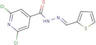 N'4-(2-Thienylmethylidene)-2,6-dichloropyridine-4-carbohydrazide