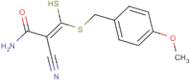 2-cyano-3-mercapto-3-[(4-methoxybenzyl)thio]acrylamide