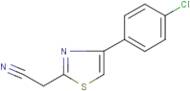 2-[4-(4-chlorophenyl)-1,3-thiazol-2-yl]acetonitrile