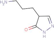 4-(3-Aminoprop-1-yl)-2,4-dihydro-3H-pyrazol-3-one